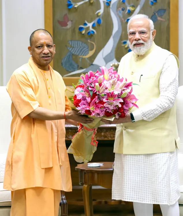 PM Modi wishes CM Yogi Adityanath on birthday, lauds UP development work