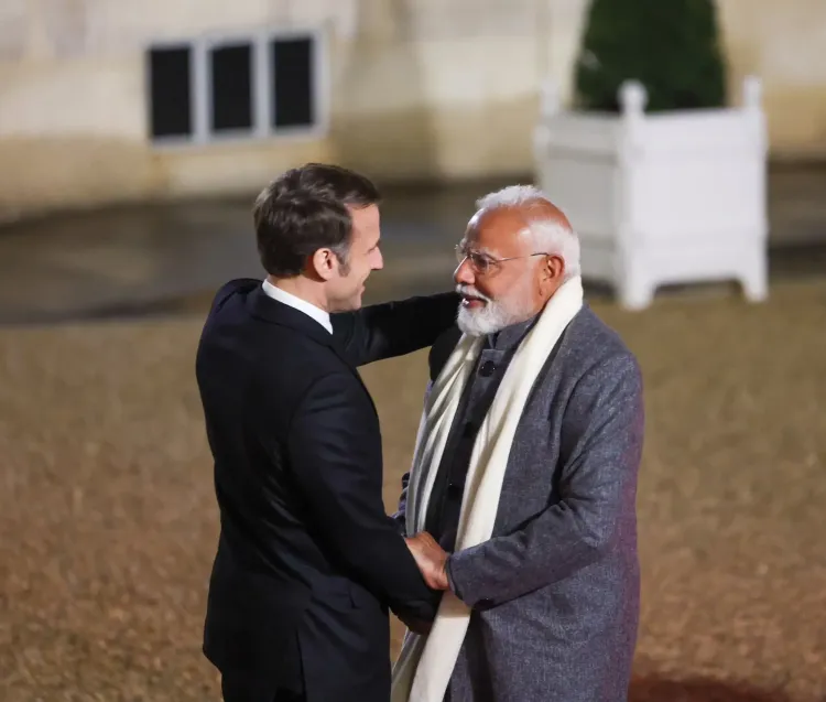 How are PM Modi and French President Macron addressing the Ukraine conflict?