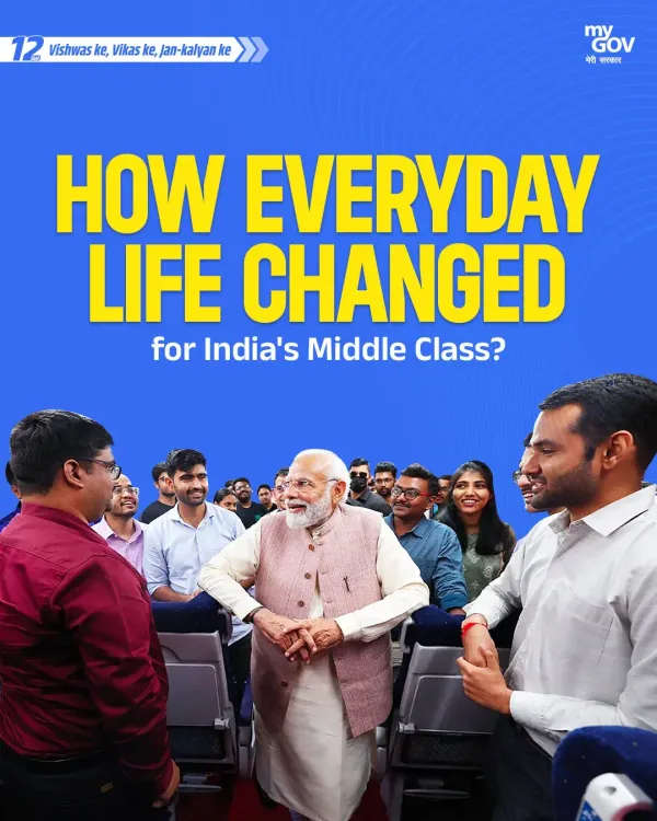 PM Modi Highlights 12 Years of Ease of Living for Middle Class
