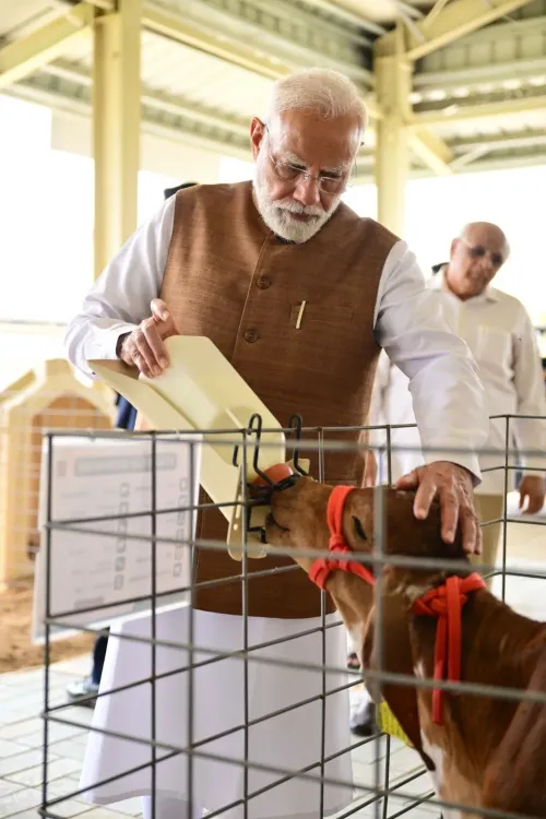 PM Modi highlights Banaskantha bovine research centre for dairy growth