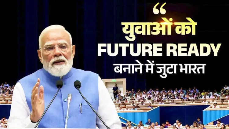PM Modi Highlights Startups and Global Investors Driving Youth Jobs