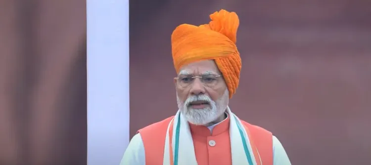 Did PM Modi Celebrate Freedom by Hoisting the Tricolour at Red Fort?