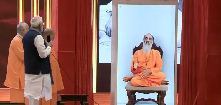 PM Modi inaugurates Chinmaya Amrit Mahotsav, interacts with hologram of Swami Chinmayananda