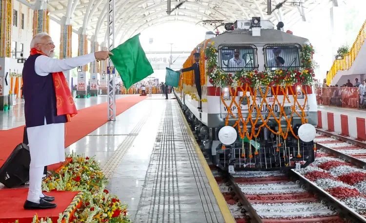 PM Modi inaugurates 7 redeveloped railway stations in Odisha under ABSS