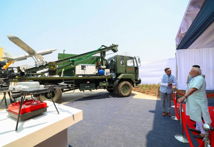 PM Modi Launches Solar Defence and Aerospace's Loitering Munition Test Facility