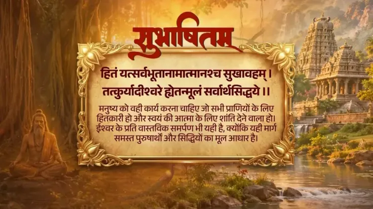 PM Modi Invokes Sanskrit Verse on Selfless Service and Welfare