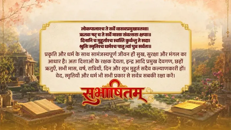 PM Modi Invokes Sanskrit Verses to Champion Nature Conservation