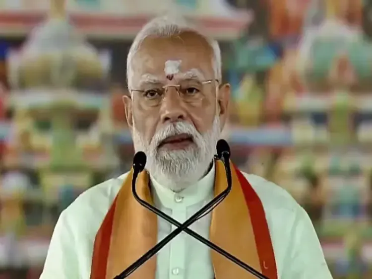 PM Modi Champions 'Vetri Vel' in Madurai, Critiques DMK at NDA Rally Post-Temple Visit