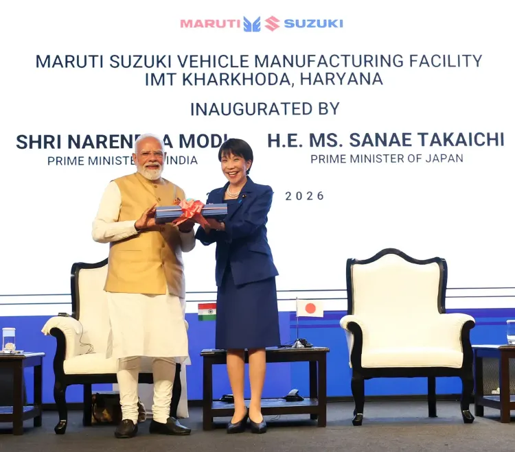 Maruti Suzuki's Kharkhoda mega plant inaugurated by Modi, Japan PM; ₹35,000 crore investment