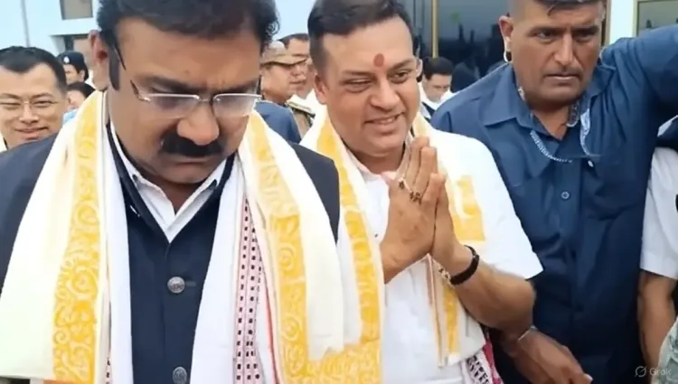 क्या भाजपा सांसद संबित पात्रा मणिपुर में पीएम मोदी की यात्रा से पहले पहुंचे?