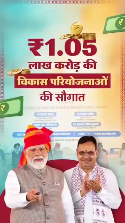 PM Modi Launches ₹1.05 Lakh Crore Projects in Rajasthan