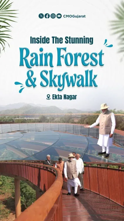 PM Modi Launches 'Rain Forest' at Ekta Nagar on Unity Day