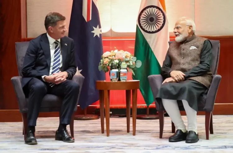 PM Modi Meets Australian Opposition Leader Angus Taylor
