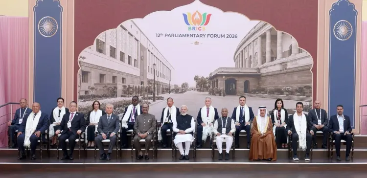 PM Modi meets BRICS Parliamentary Forum MPs in Delhi