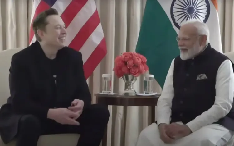 PM Modi Engages with Elon Musk Prior to Trump Talks