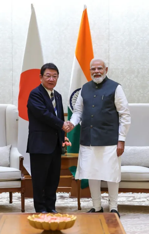 PM Modi Meets Japan FM Motegi, Reaffirms Indo-Pacific Partnership
