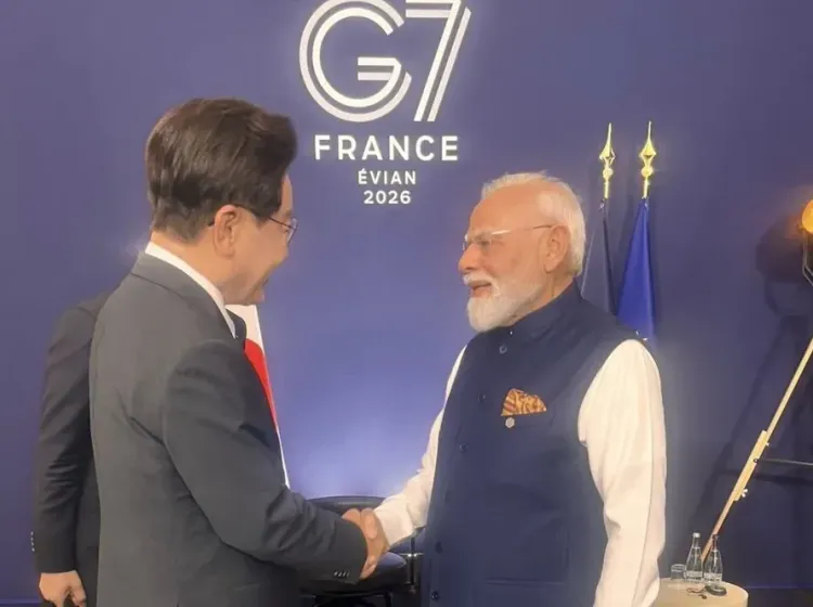 Modi meets South Korea's Lee Jae-myung at G7, targets semiconductors and green energy