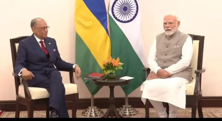 क्या पीएम मोदी ने मॉरीशस के प्रधानमंत्री से महत्वपूर्ण मुलाकात की?