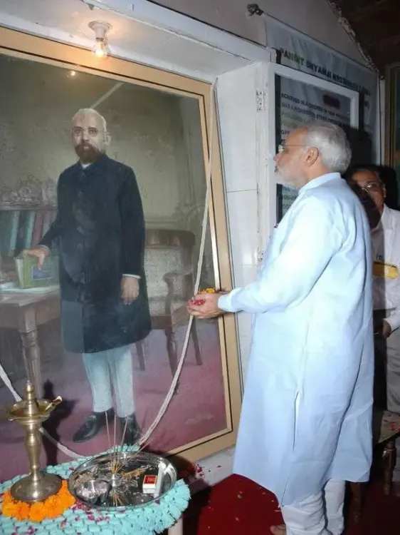 क्या पीएम मोदी ने श्यामजी कृष्ण वर्मा की जयंती पर उन्हें याद किया?