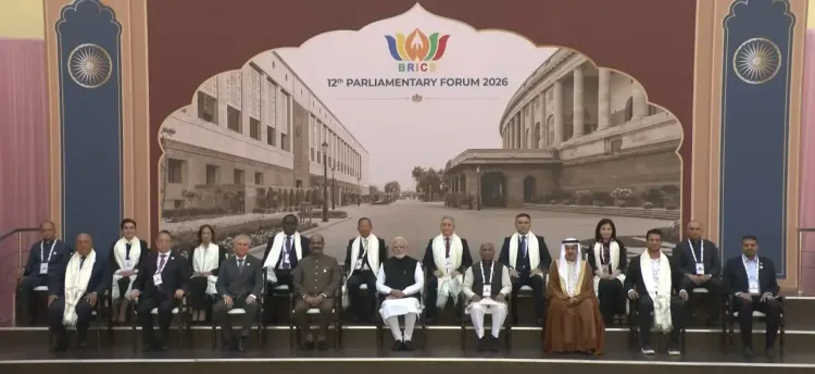 PM Modi at 12th BRICS Parliamentary Forum in New Delhi, meets global delegates