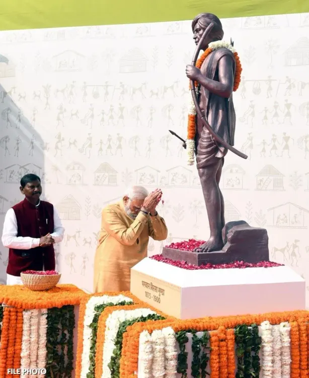 PM Modi pays tribute to Birsa Munda on martyrdom anniversary