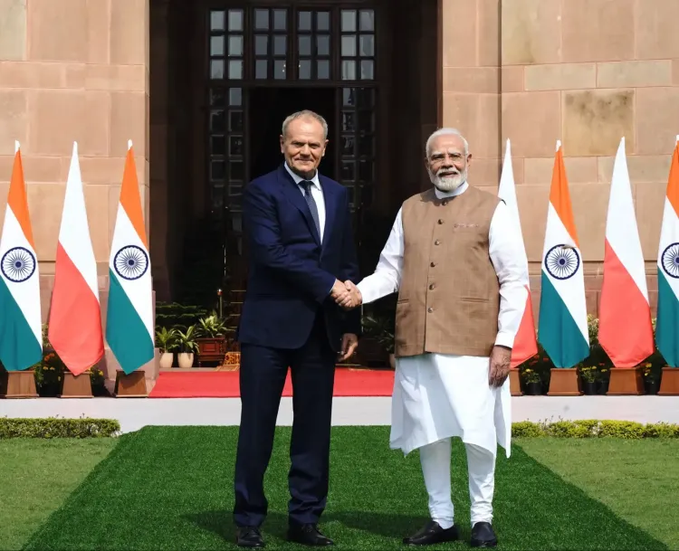 Modi, Poland's Tusk hold talks at Hyderabad House to deepen Strategic Partnership