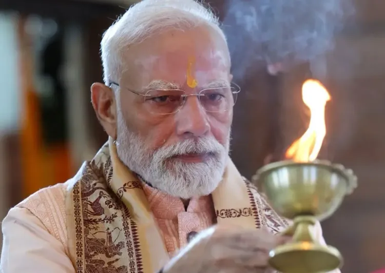 Did PM Modi Celebrate Durga Puja for Public Well-Being?