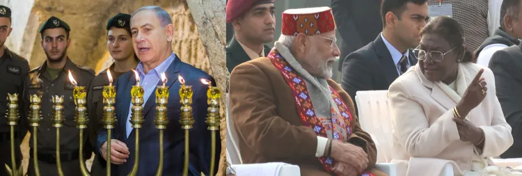 PM Modi and President Murmu Send Warm Hanukkah Wishes to Israeli Leaders
