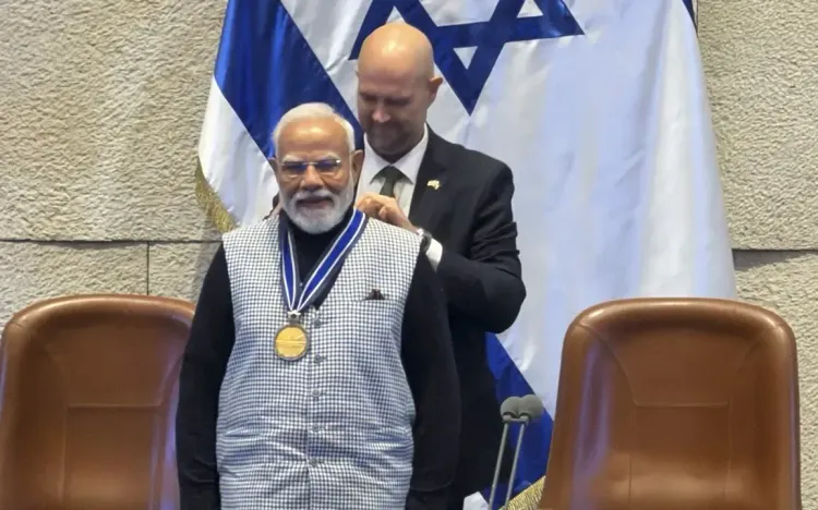 PM Modi Receives Prestigious Civilian Awards from Israel and Palestine