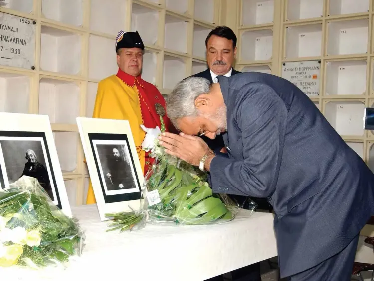 Did PM Modi Honor Shyamji Krishna Varma by Bringing Back His Ashes from Geneva After 56 Years of Independence?