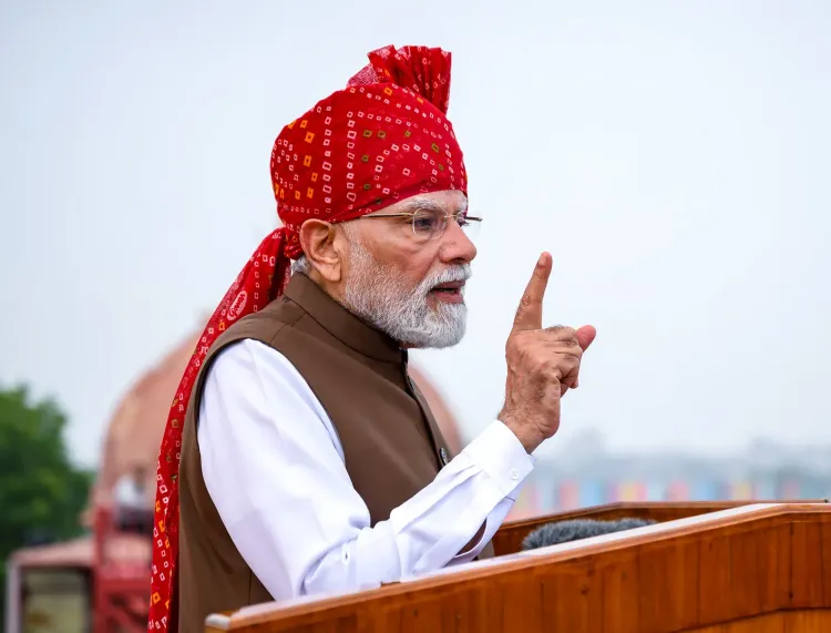Modi's Red Fort speeches: 1,177 minutes, longest among top 4 PMs by tenure