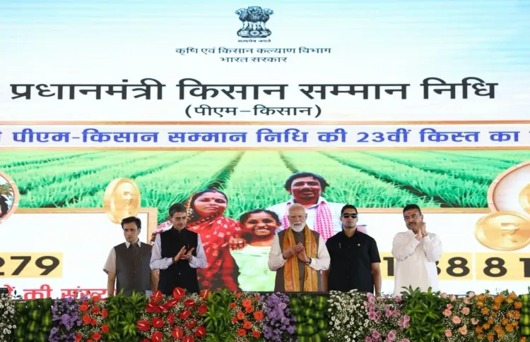 PM Modi Releases PM-KISAN 23rd Instalment from Hooghly