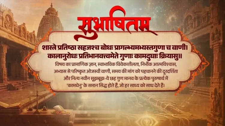 PM Modi Shares Sanskrit Verse on Knowledge and Foresight