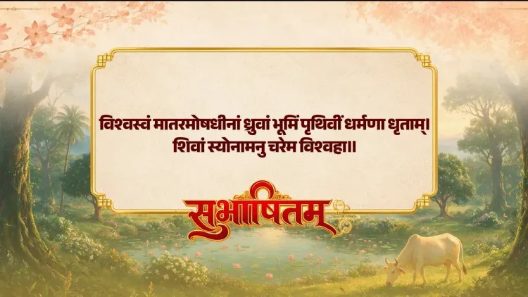 PM Modi Shares Vedic Verse from Atharvaveda's Prithvi Sukta