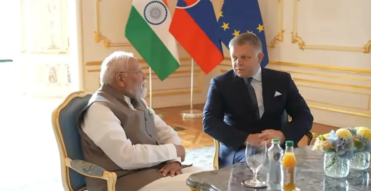 PM Modi holds talks with Slovakia's Fico in Bratislava, first Indian PM visit since 1993