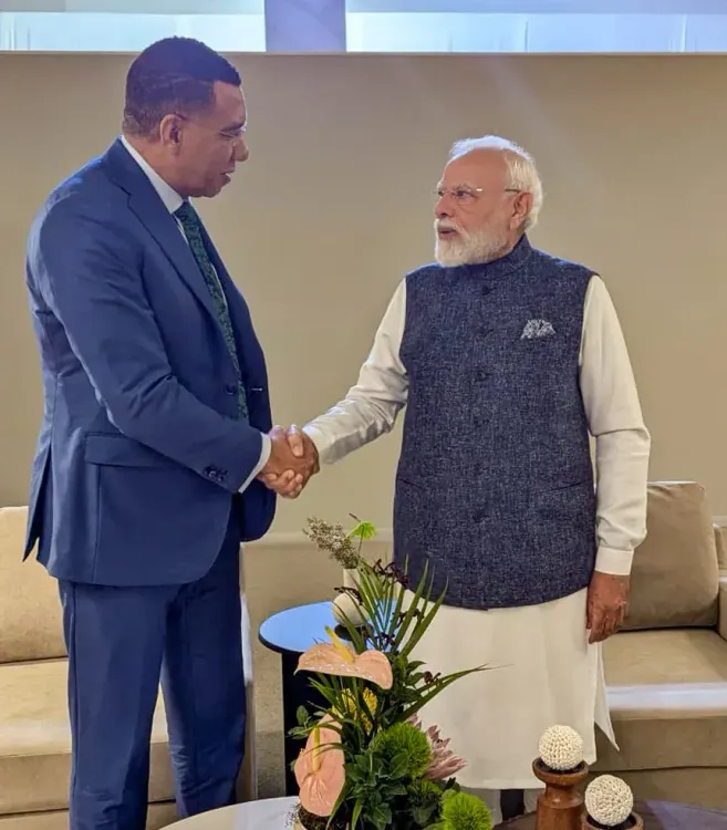 PM Modi thanks Jamaica's Holness for Independence Day wishes, reaffirms bilateral ties
