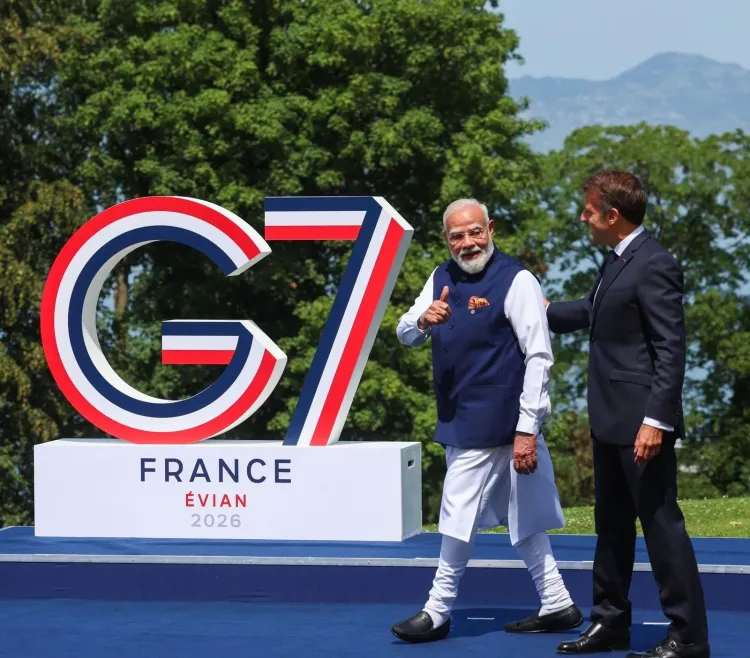 PM Modi Thanks Macron for Evian Welcome at G7