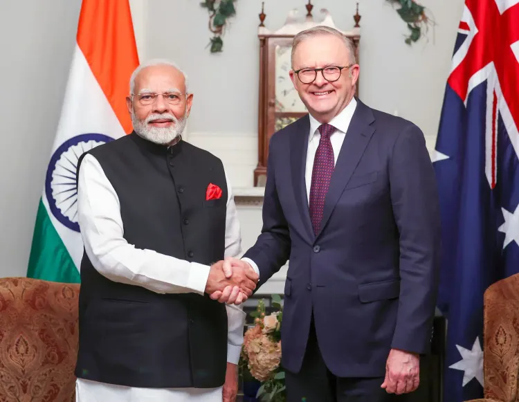 PM Modi arrives in Australia for Annual Leaders' Summit with Albanese