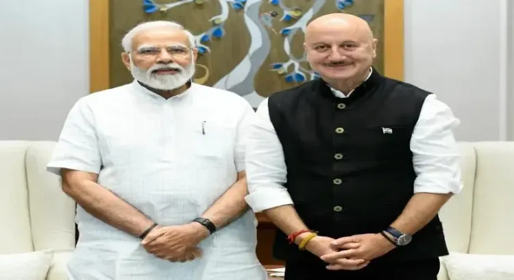Anupam Kher credits PM Modi for transforming India's image abroad
