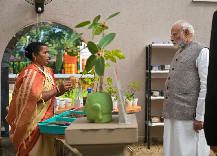 PM Modi Visits Bonsai Garden at Ekta Nagar, Gujarat