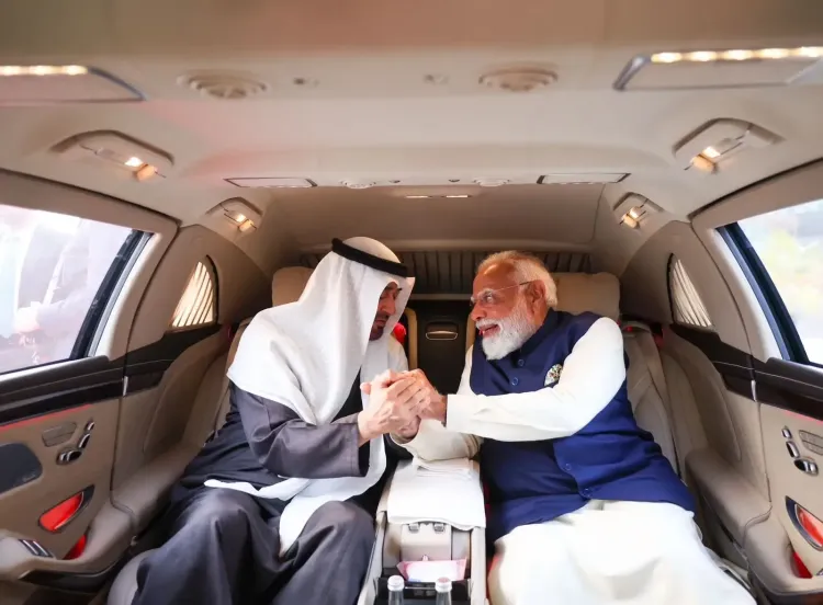 Did PM Modi Personally Welcome UAE President Sheikh Mohamed bin Zayed Al Nahyan at the Airport?