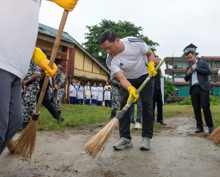 Swachhta Hi Seva 2026: Arunachal CM Khandu joins cleanliness drive in Itanagar