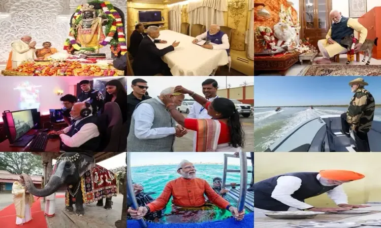 A Visual Chronicle of PM Modi's 2024 Journey