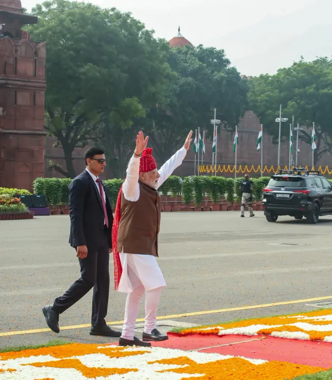 Modi's Red Fort speeches total 1,177 mins, surpassing Nehru, Indira and Manmohan