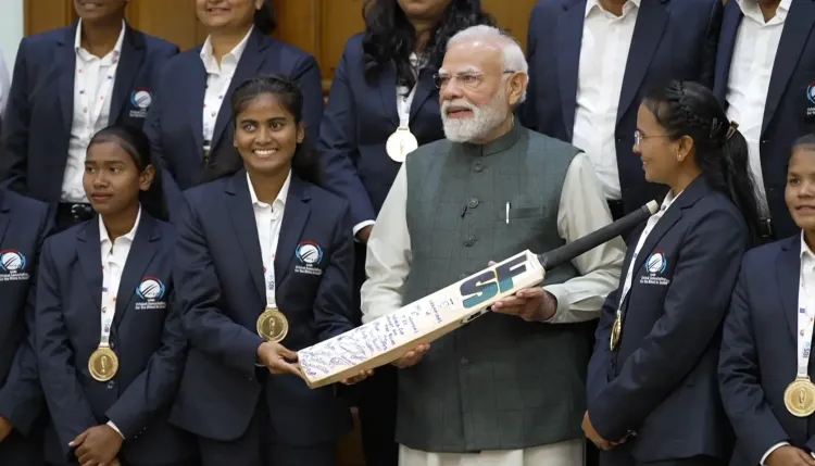 Did PM Narendra Modi Honor the World Cup Winning Blind Women's Team?