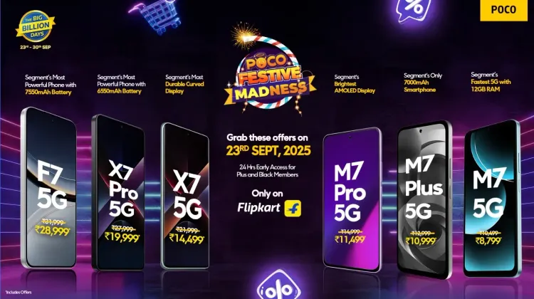 What Unbeatable 5G Smartphone Deals is POCO Launching for Flipkart Big Billion Days Sale 2025?