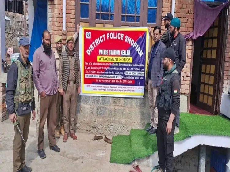 J&K Police Seizes Residential Property Linked to Drug Trade in Shopian