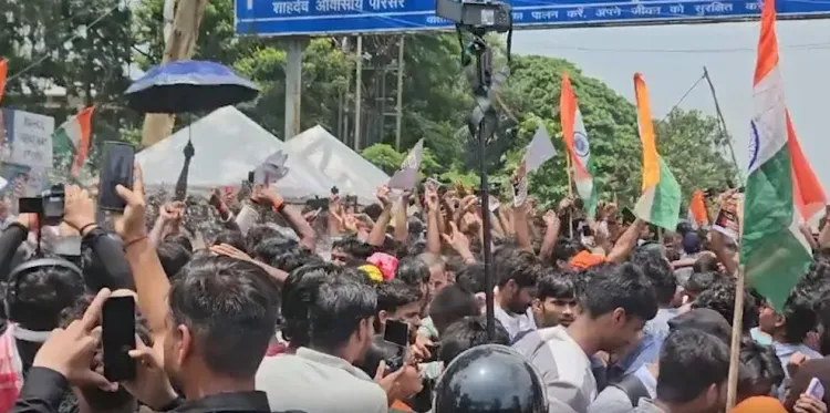 Jharkhand student protest: Lathi charge, water cannons near Assembly in Ranchi