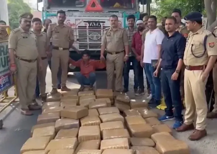 Kanpur police seize 6 quintals of ganja worth ₹10 crore, drug gang arrested