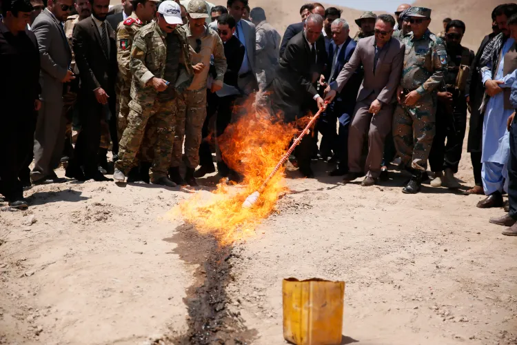 Afghan forces seize 8,170 kg heroin in Helmand counter-narcotics drive
